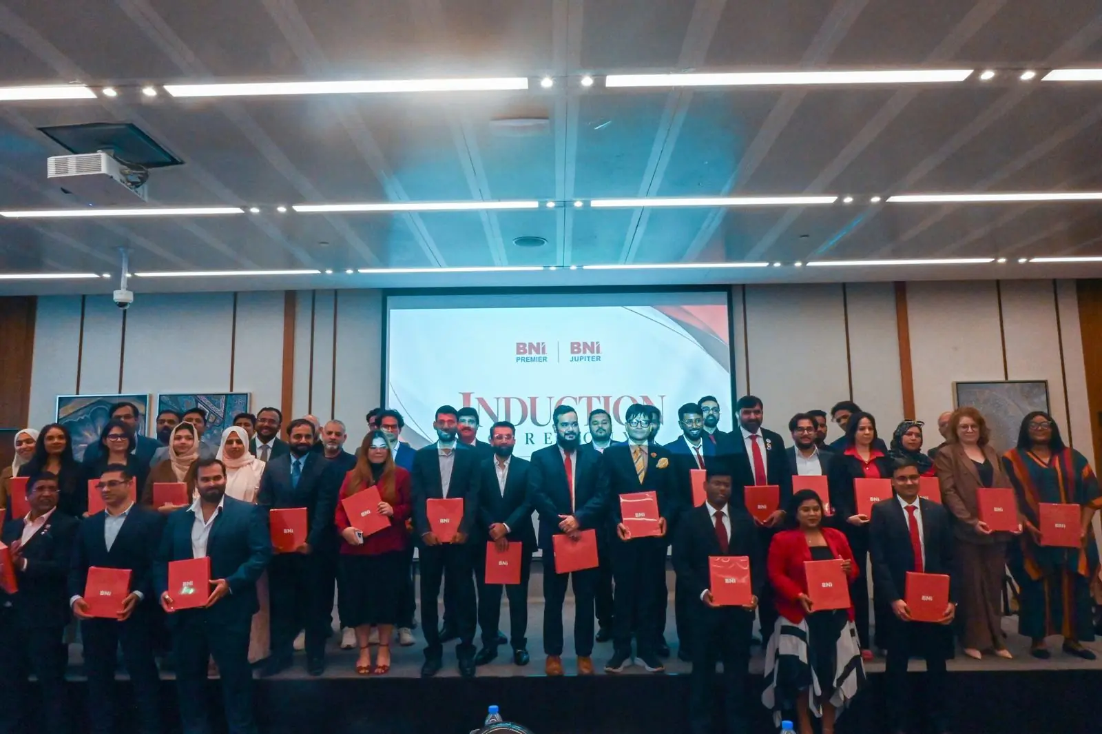 BNI Premier and BNI Jupiter founding members at the induction ceremony