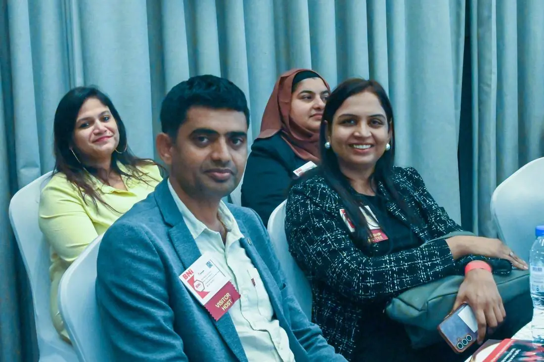 Visitors and hosts at the launch